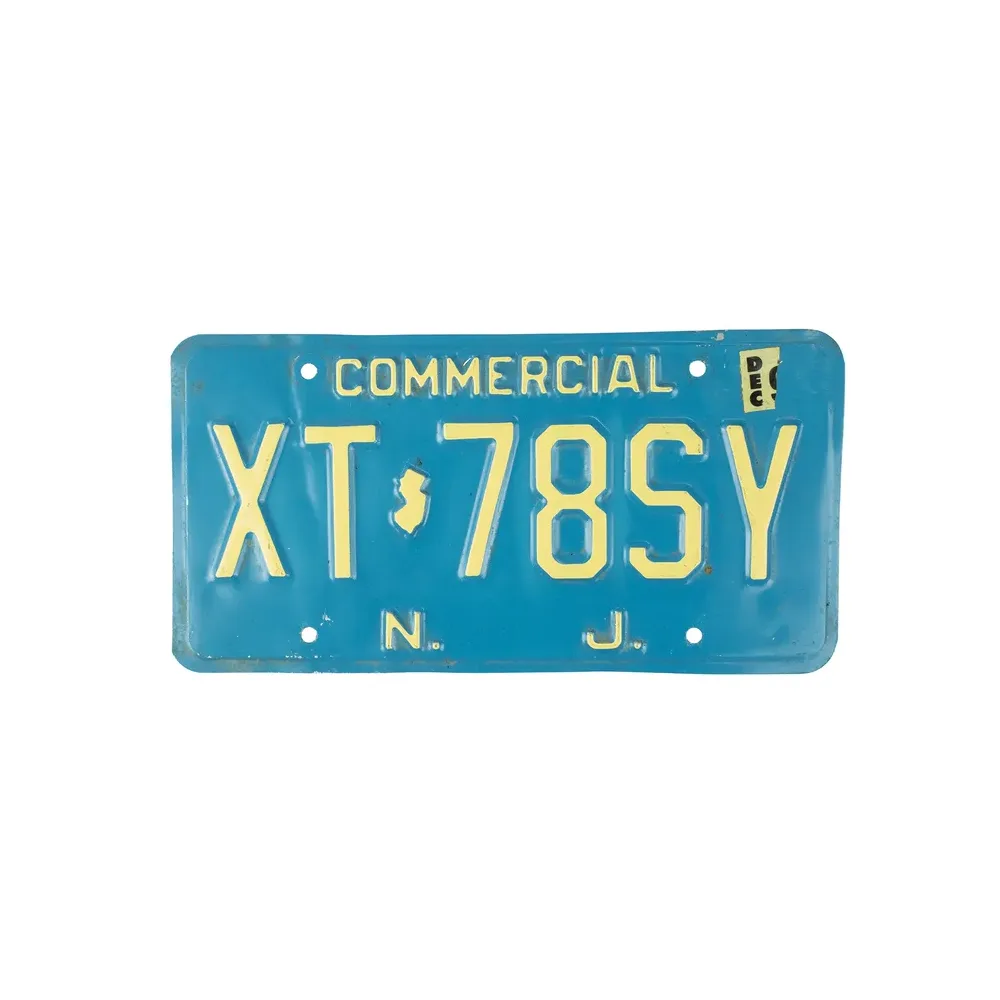 USA-Nummernschild New Jersey - Garden State - original