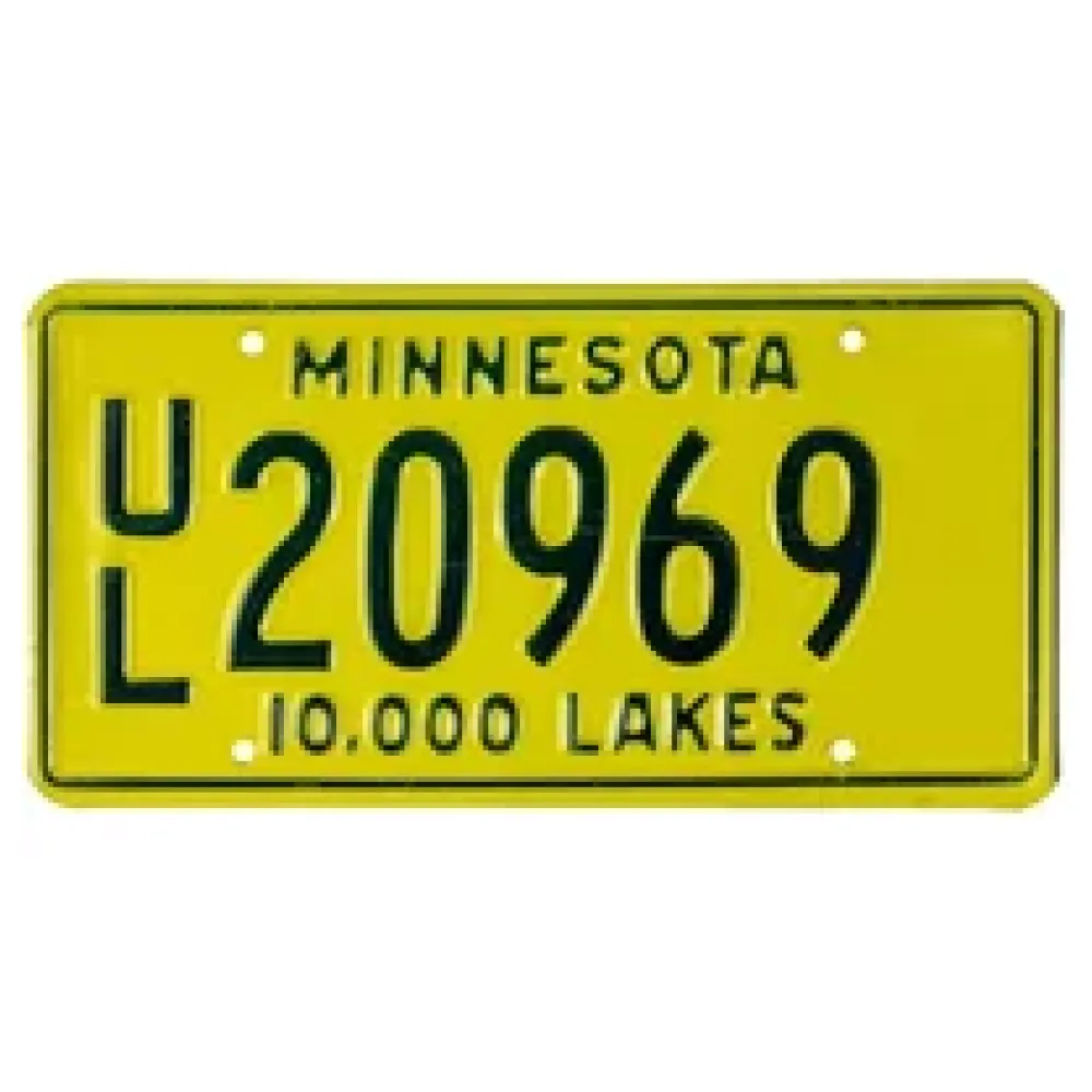 US Nummernschild Minnesota - original Nummernschild aus den USA – Bild 2