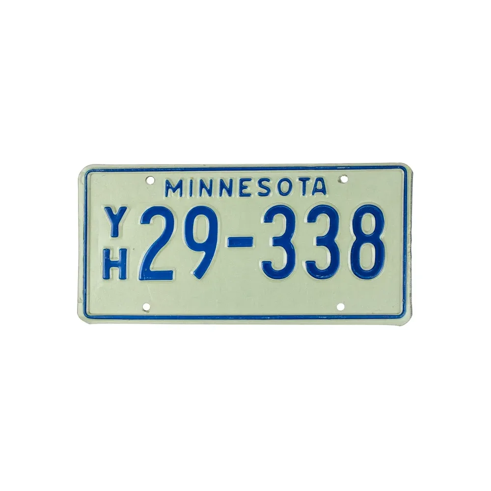 US-Kennzeichen aus Minnesota