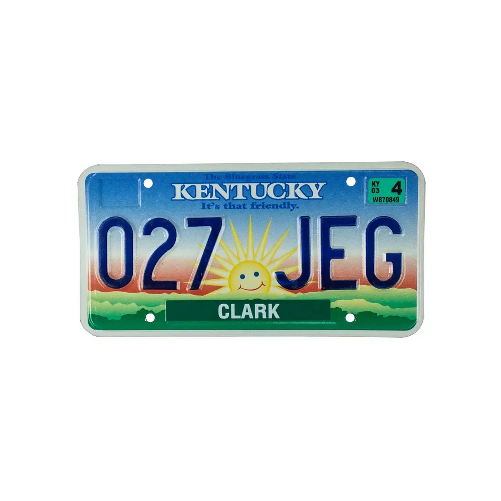 US Nummernschild Kentucky