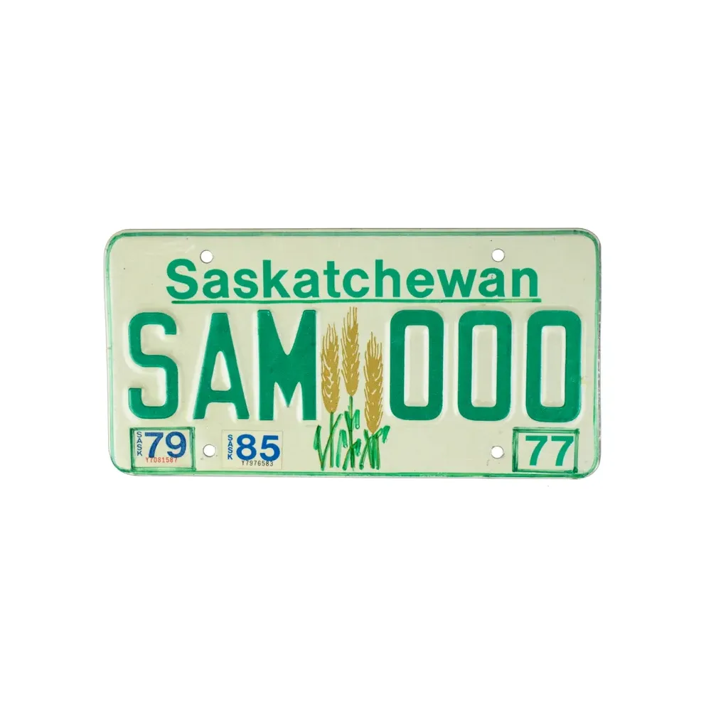 Kennzeichen aus Kanada - Saskatchewan
