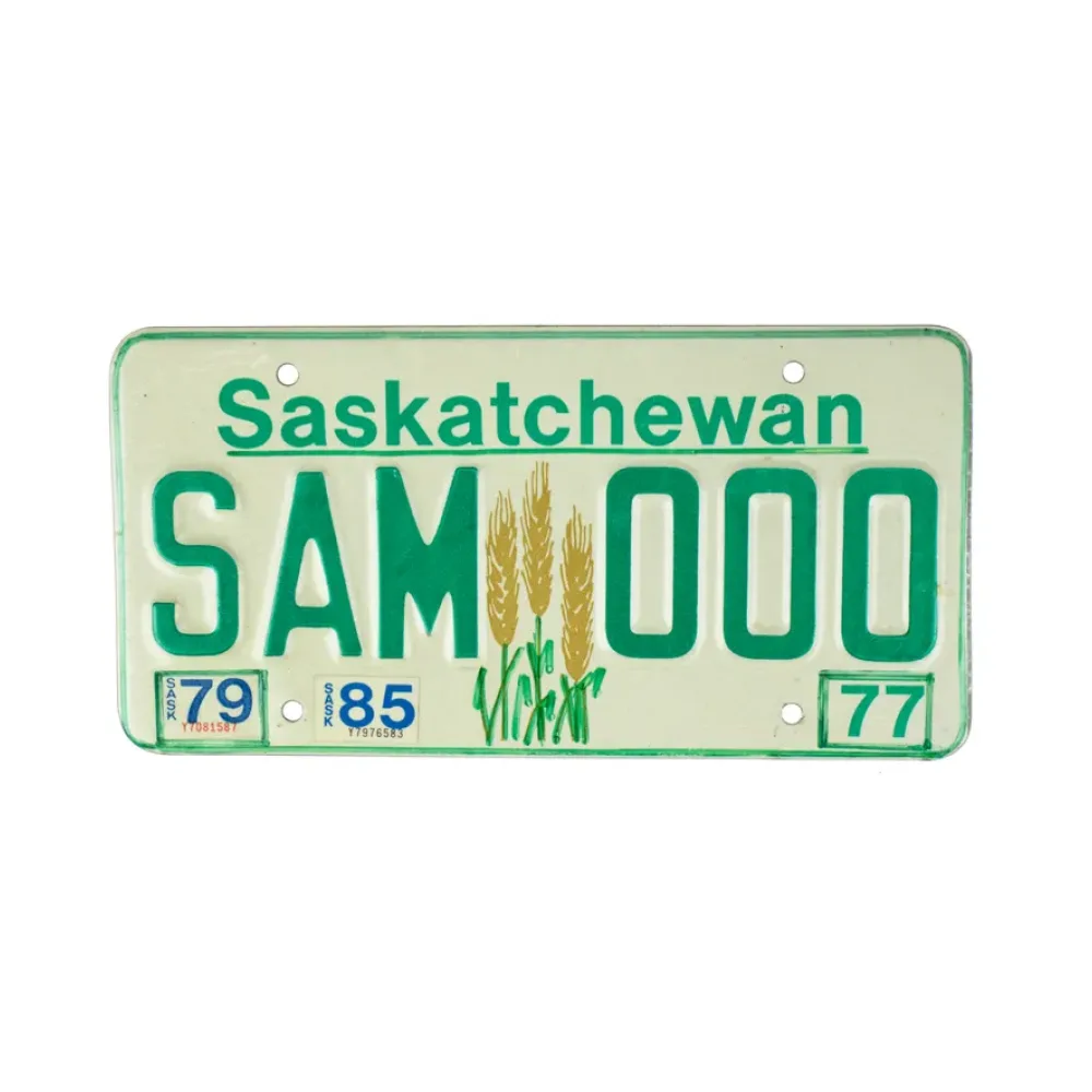 Kennzeichen aus Kanada - Saskatchewan