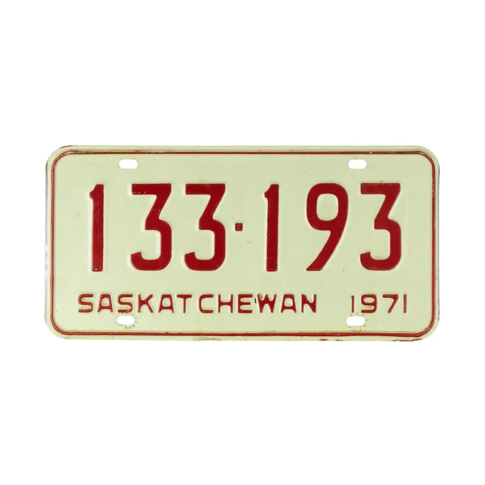 Nummernschild aus Kanada - Saskatchewan