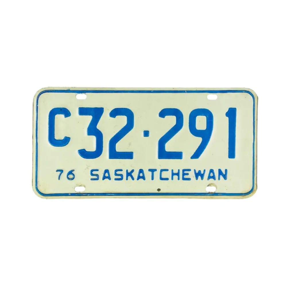 Nummernschild aus Kanada - Saskatchewan