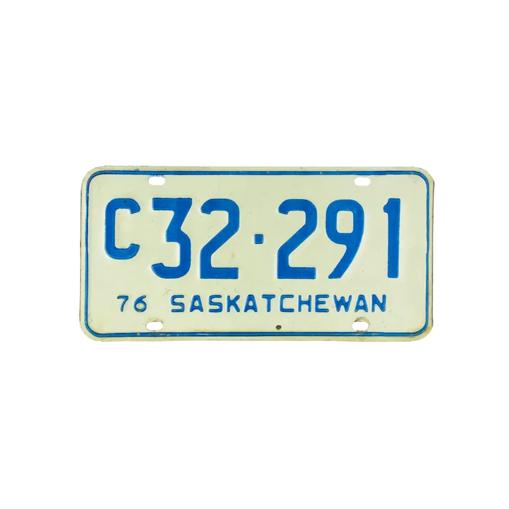 Nummernschild aus Kanada - Saskatchewan