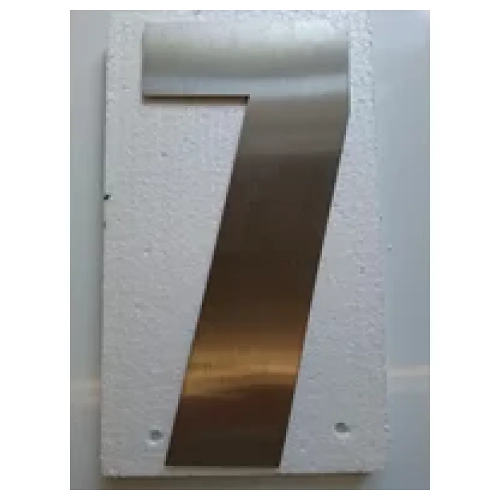 Edelstahl Hausnummer 7 – Bild 2