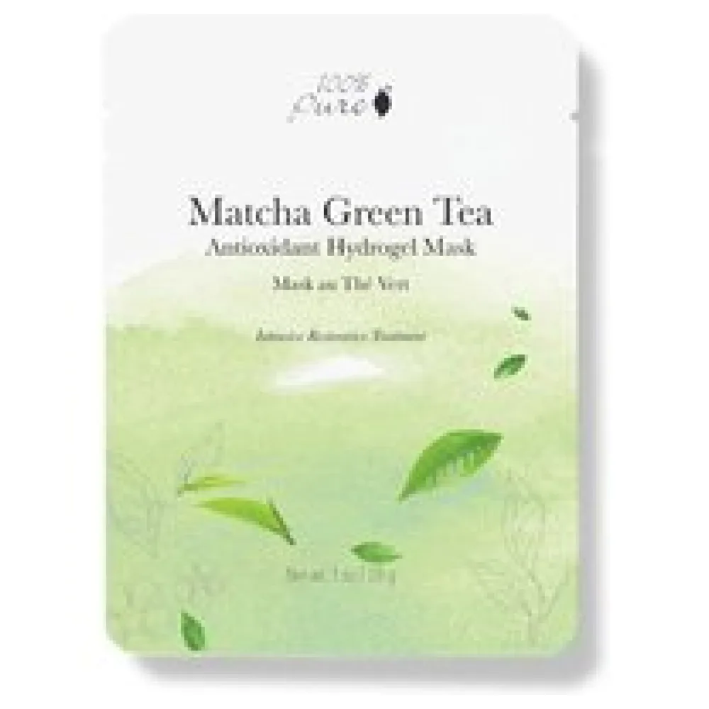 Matcha Green Tea Antioxidant Hydrogel Mask - Gesichtsmaske – Bild 2