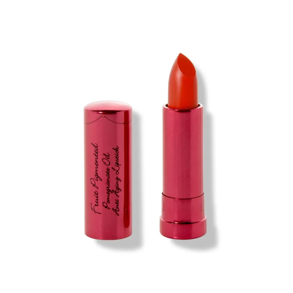 Pomegranate Oil Moisture Lipstick + Fruit Pigments - Hibiscus - Lippenstift
