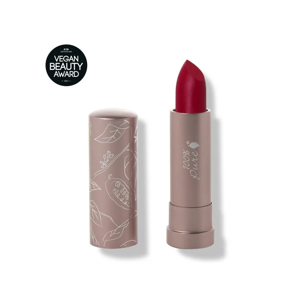 Cocoa Butter Matte Lipstick + Fruit Pigments - Currant - Lippenstift