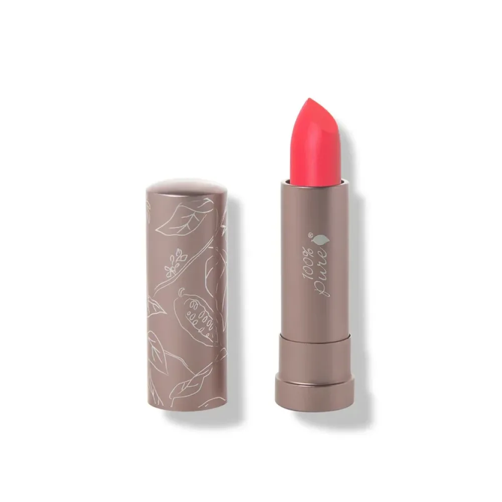 Cocoa Butter Matte Lipstick + Fruit Pigments - Prickly Pear - Lippenstift