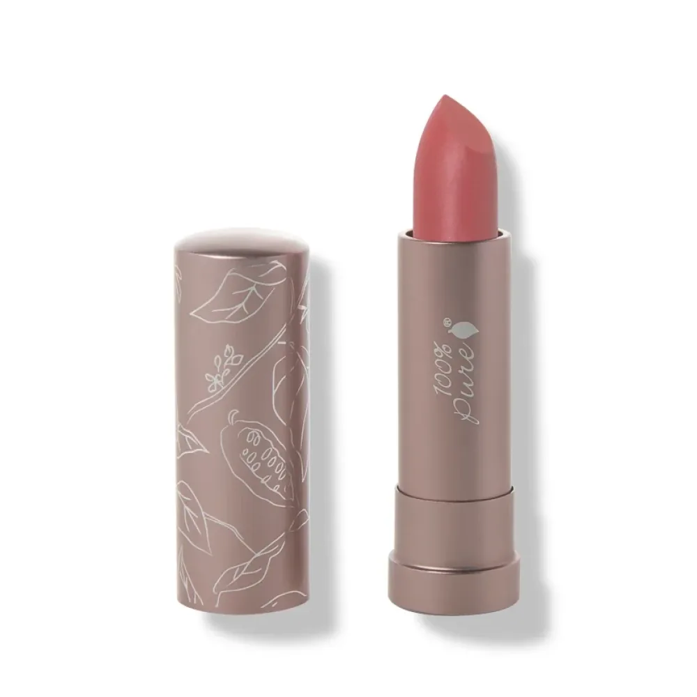 Cocoa Butter Matte Lipstick + Fruit Pigments - Pink Canyon - Lippenstift