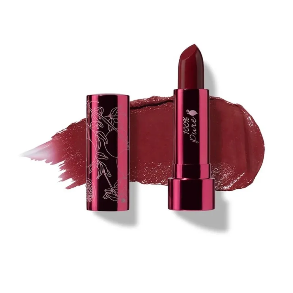 Pomegranate Oil Moisture Lipstick + Fruit Pigments - Black Rose - Lippenstift