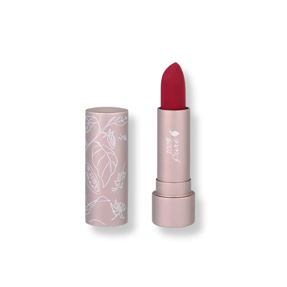 Cocoa Butter Matte Lipstick + Fruit Pigments - Protea - Lippenstift