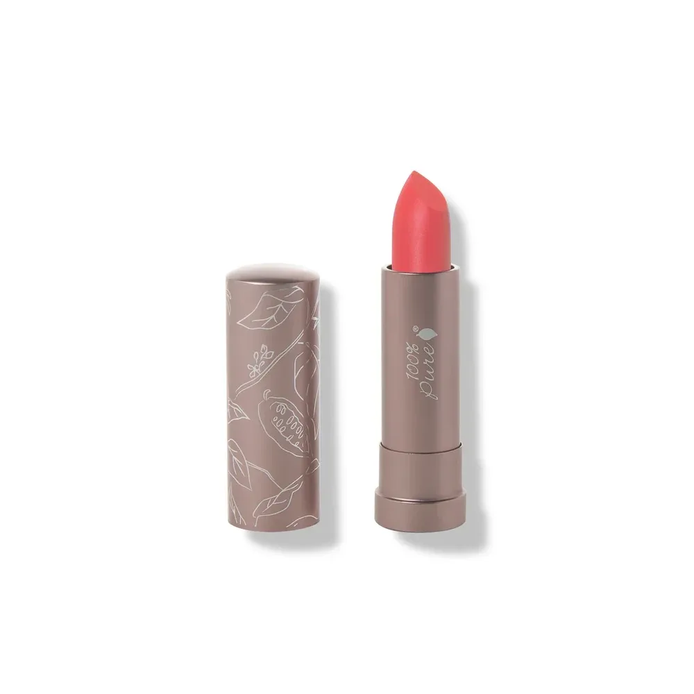 Cocoa Butter Matte Lipstick + Fruit Pigments - Strawberry Cactus - Lippenstift