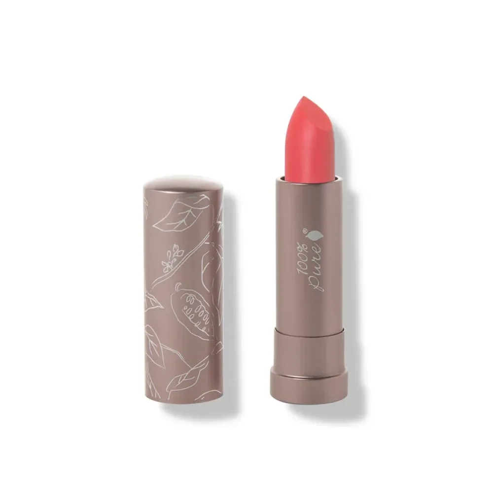 Cocoa Butter Matte Lipstick + Fruit Pigments - Strawberry Cactus - Lippenstift