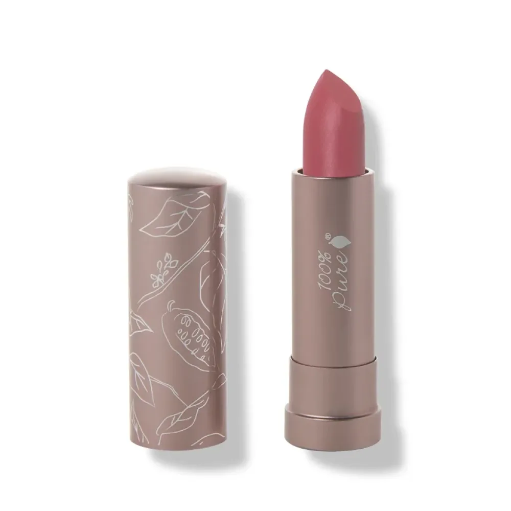 Cocoa Matte Butter Lipstick + Fruit Pigments - Plume Pink - Lippenstift