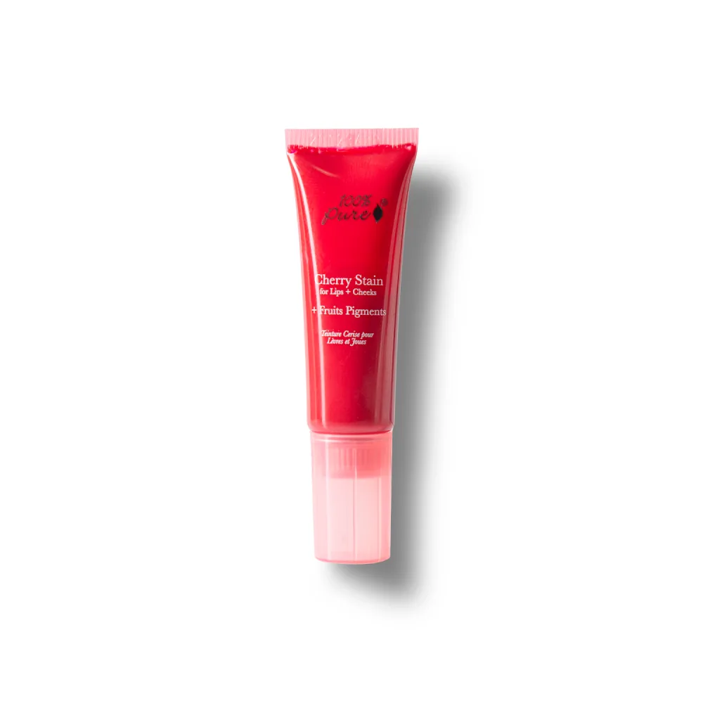 Cherry Stain for Lips & Cheeks + Fruit Pigments