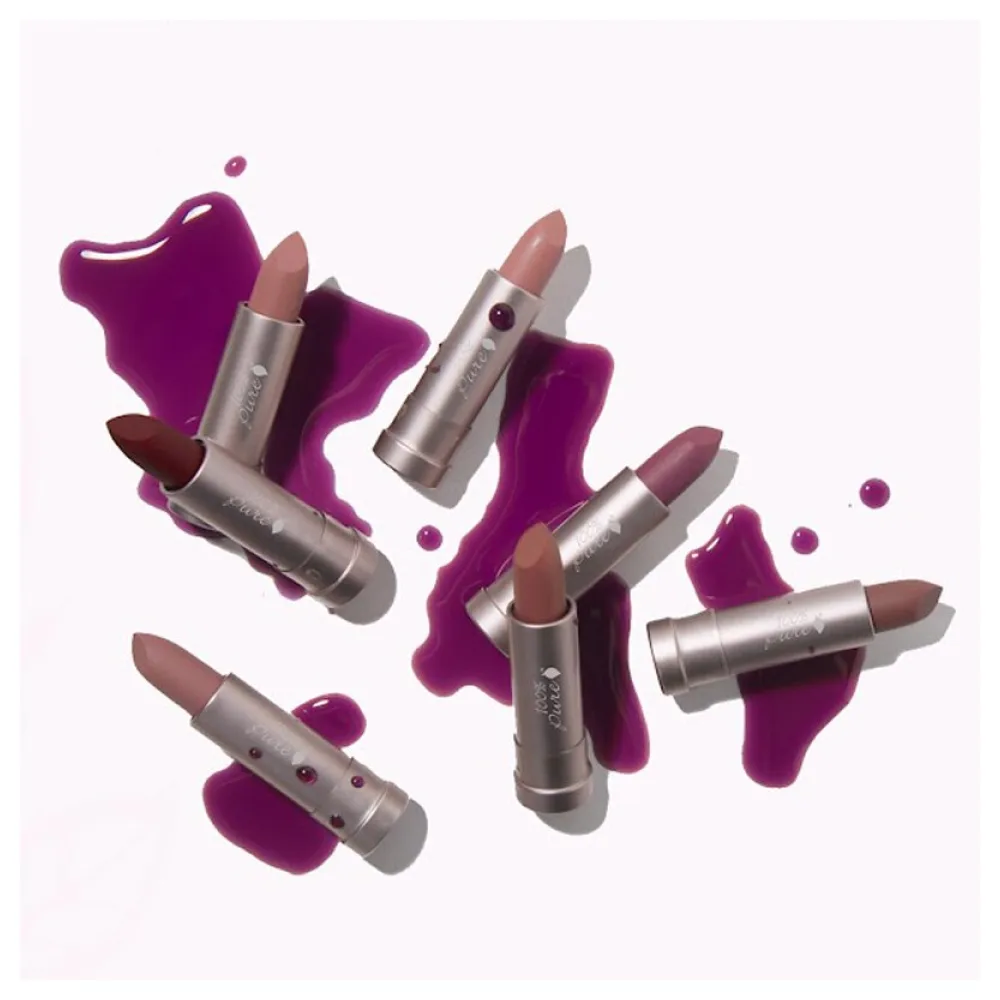 Cocoa Matte Butter Lipstick + Fruit Pigments