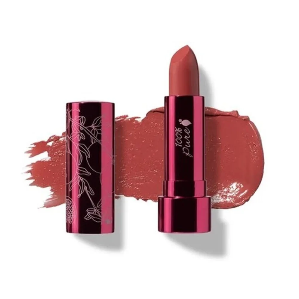 Pomegranate Oil Moisture Lipstick + Fruit Pigments - Foxglove - Lippenstift