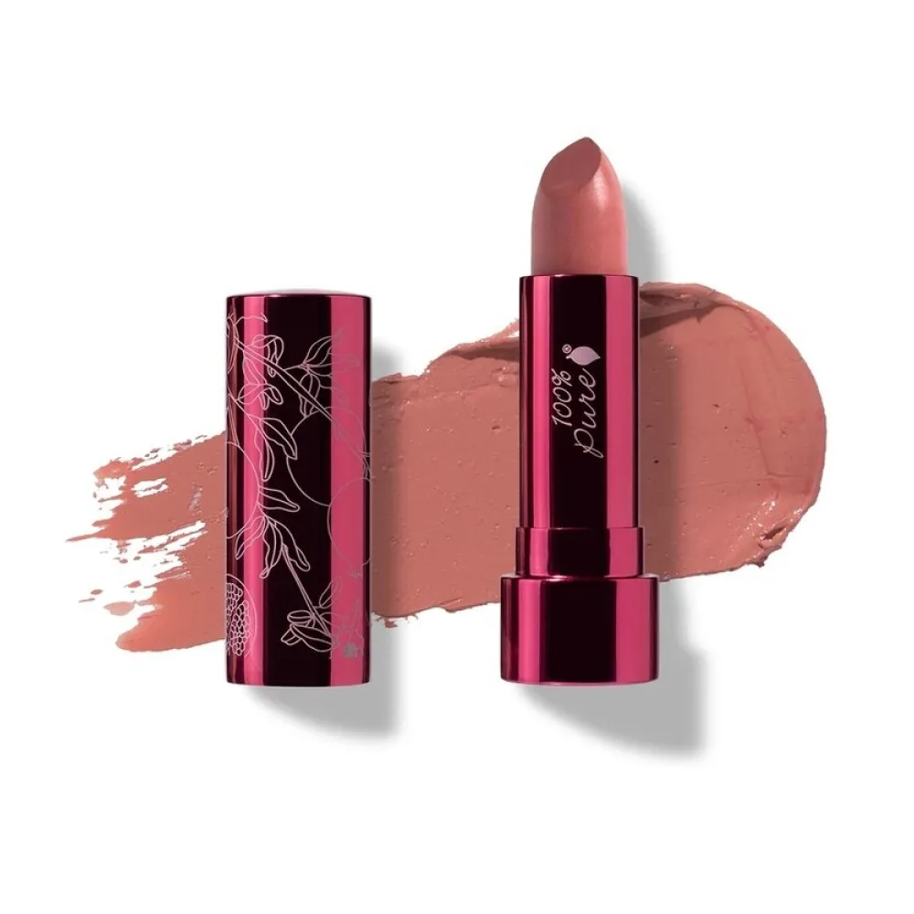 Pomegranate Oil Moisture Lipstick + Fruit Pigments - Peony - Lippenstift