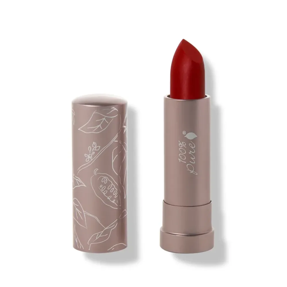 Cocoa Matte Butter Lipstick + Fruit Pigments - Blood Orange - Lippenstift