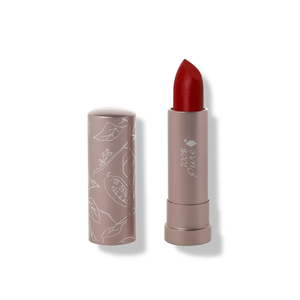 Cocoa Matte Butter Lipstick + Fruit Pigments - Blood Orange - Lippenstift