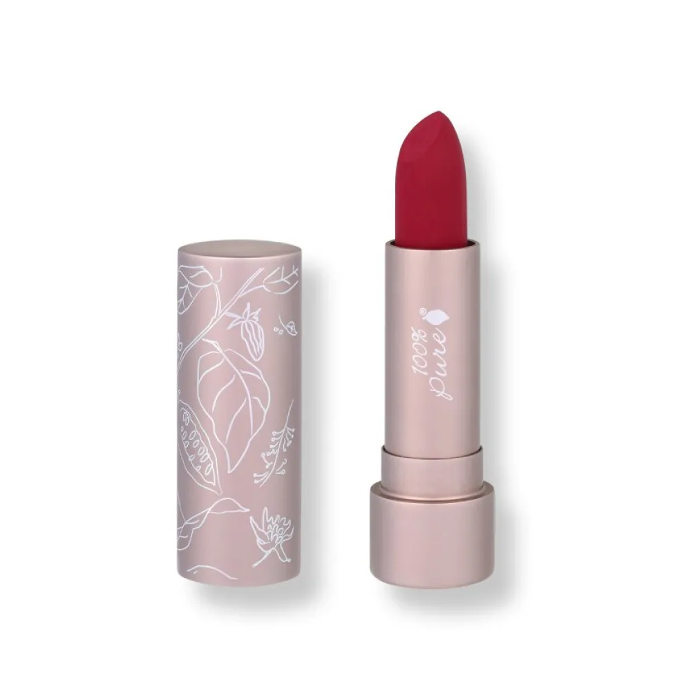 Cocoa Butter Matte Lipstick + Fruit Pigments - Protea - Lippenstift