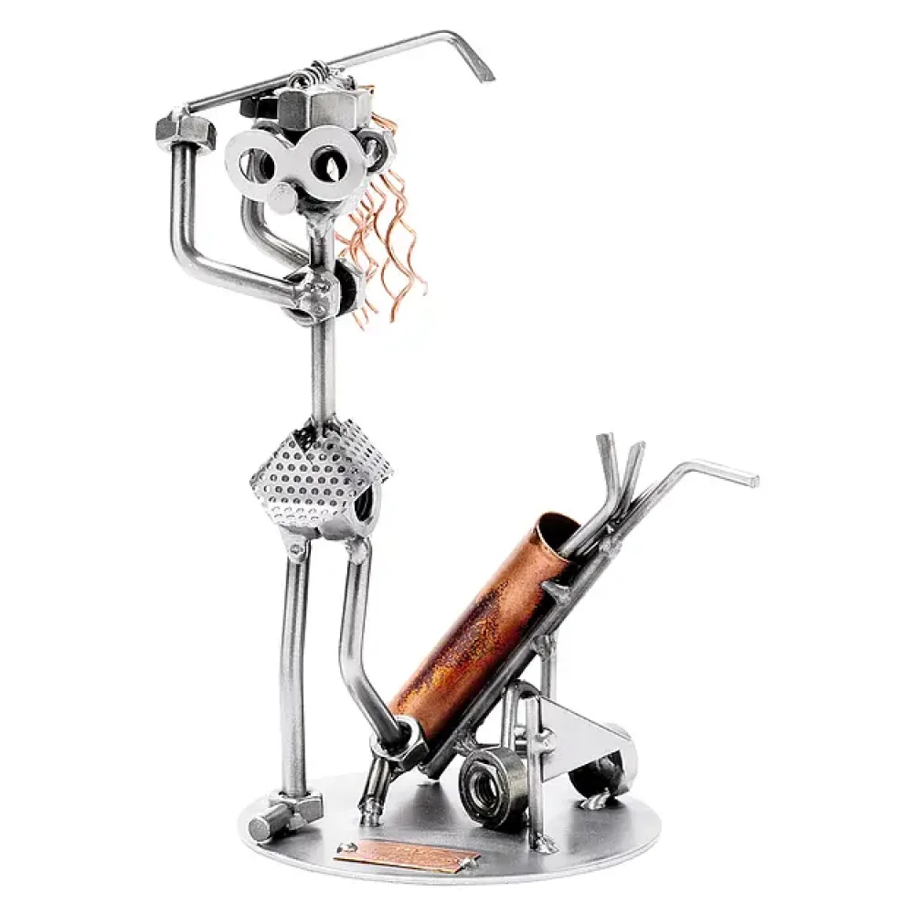 Geschenk für Golferinnen - Schraubenfrau Golfschläger schwingende Golfspielerin