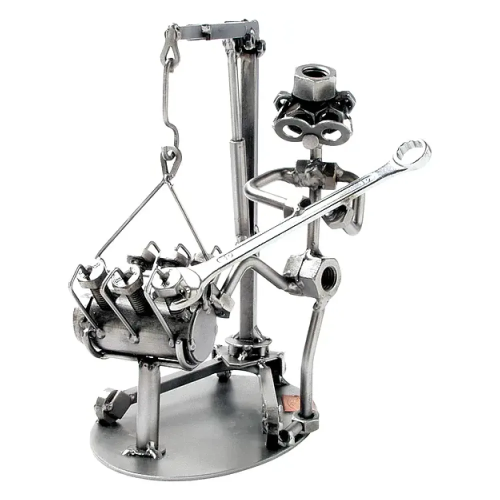 Schraubenmännchen Motortechniker