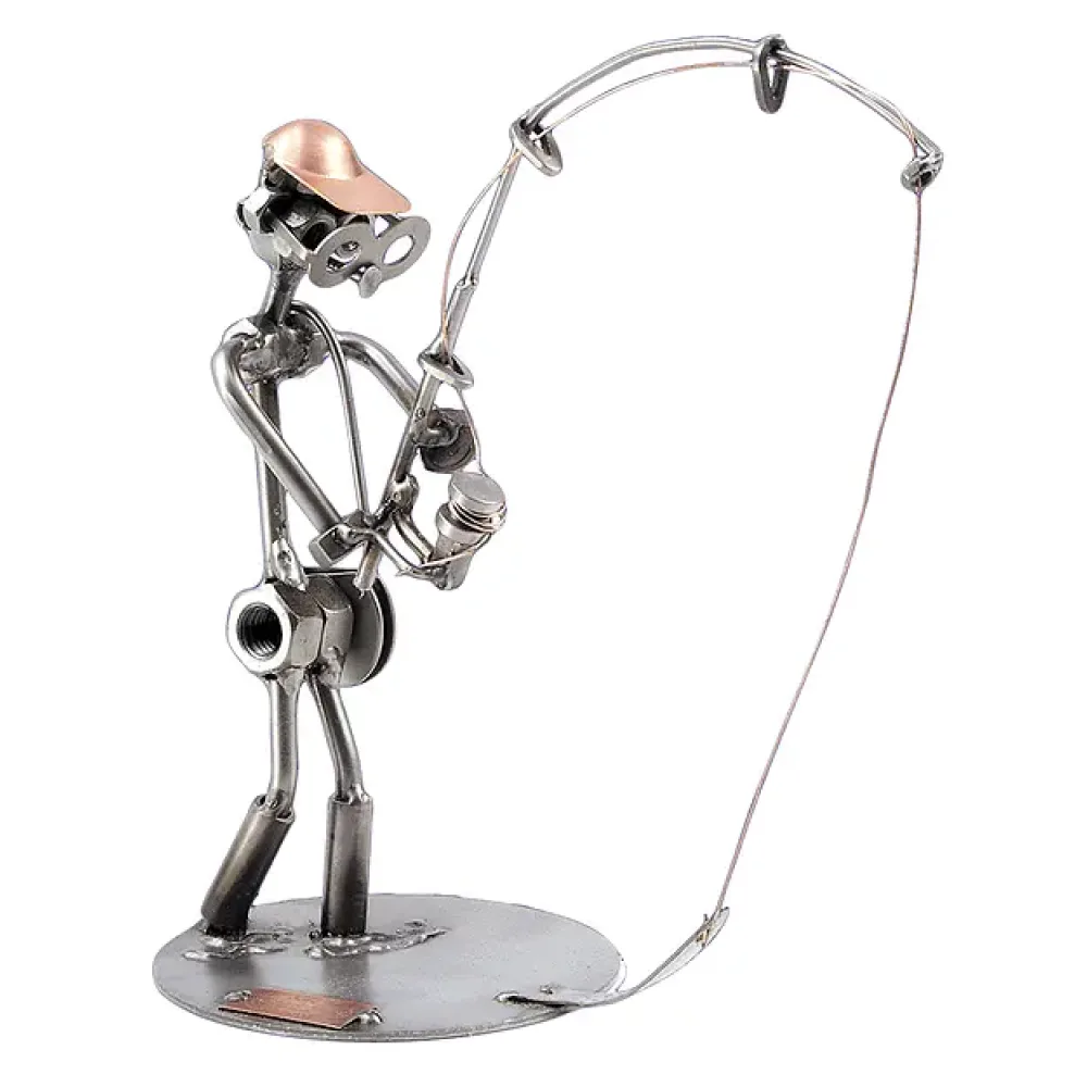 Schraubenmännchen Angler