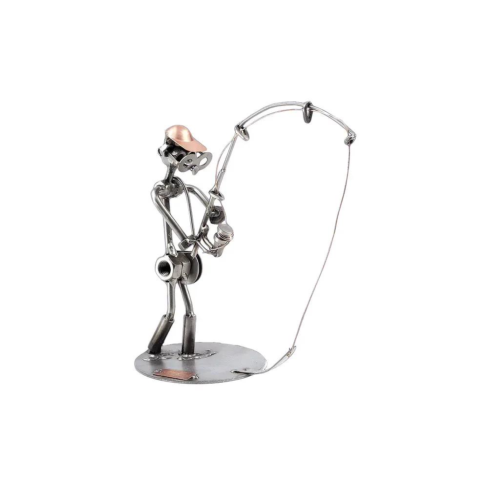 Schraubenmännchen Angler
