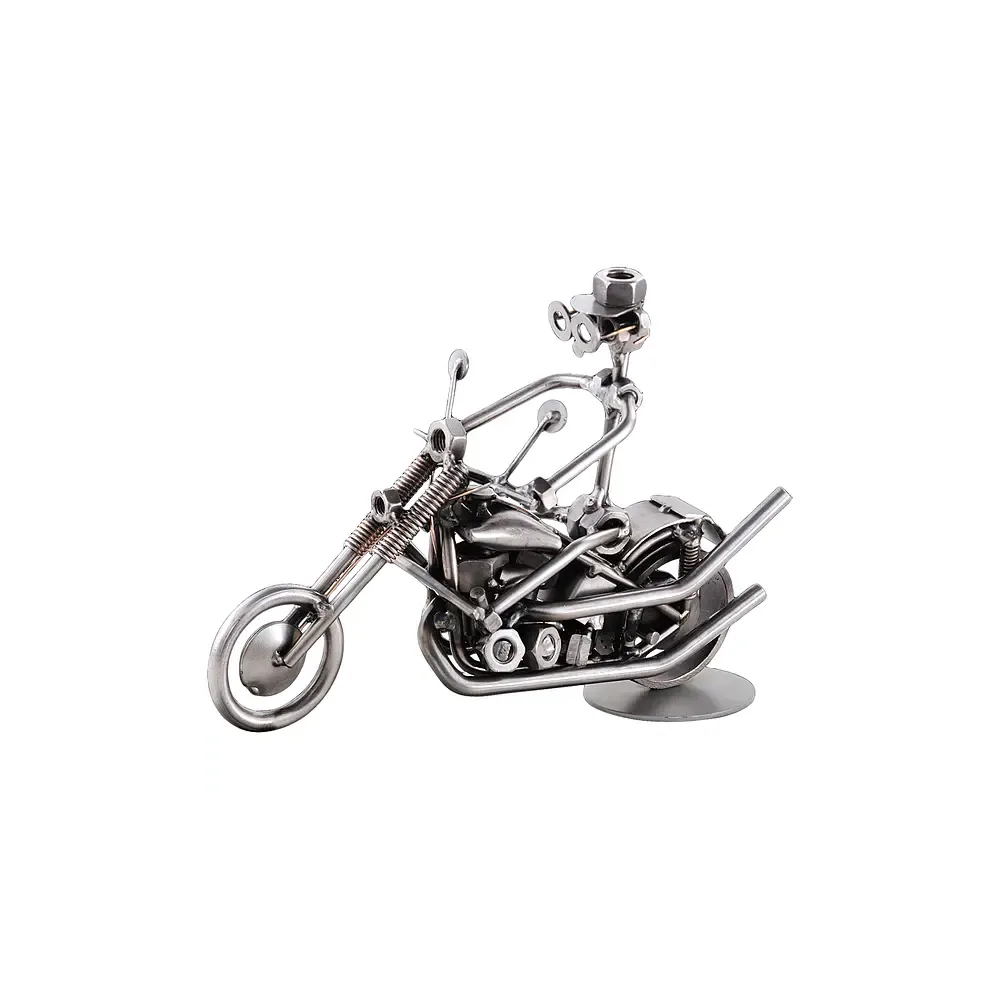Schraubenmännchen - Mann auf Motorrad - Harley