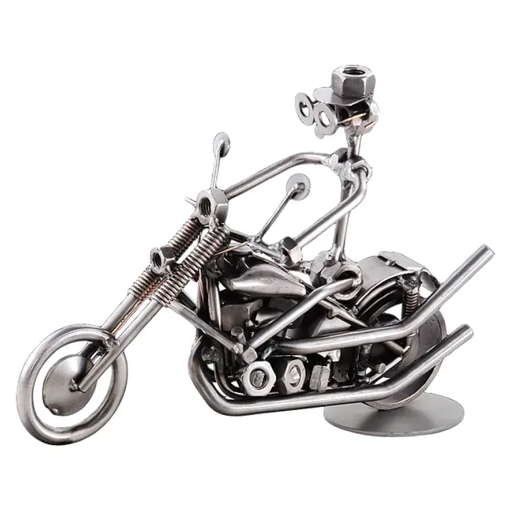 Schraubenmännchen - Mann auf Motorrad - Harley