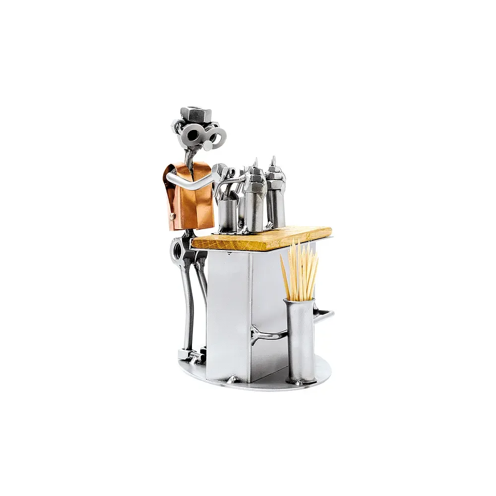 Schraubenmännchen Wirt mit Bier