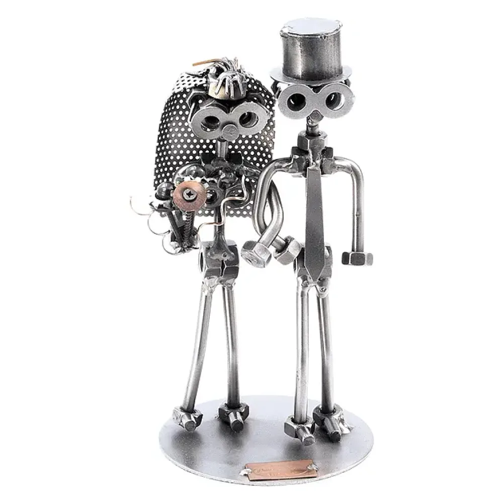 Schraubenmännchen Brautpaar als Geschenk zur Hochzeit
