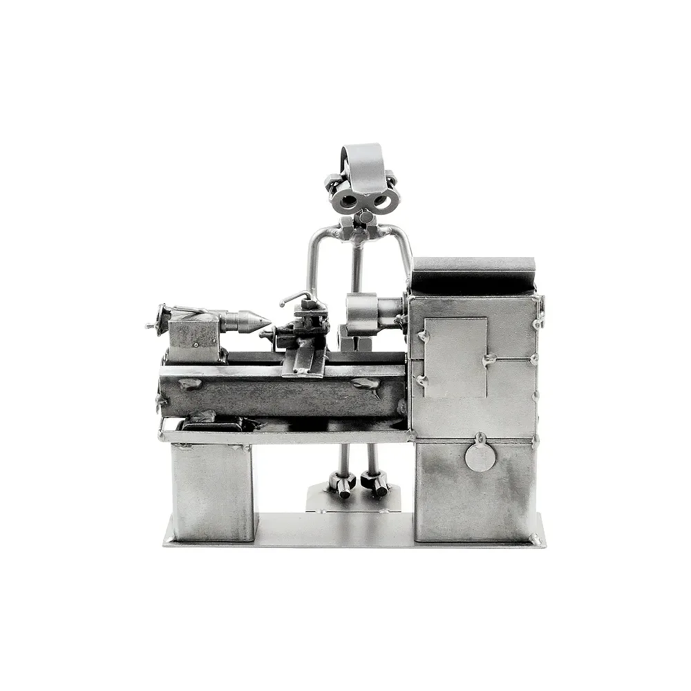 Schraubenmännchen Dreher oder Zerspanungsmechaniker