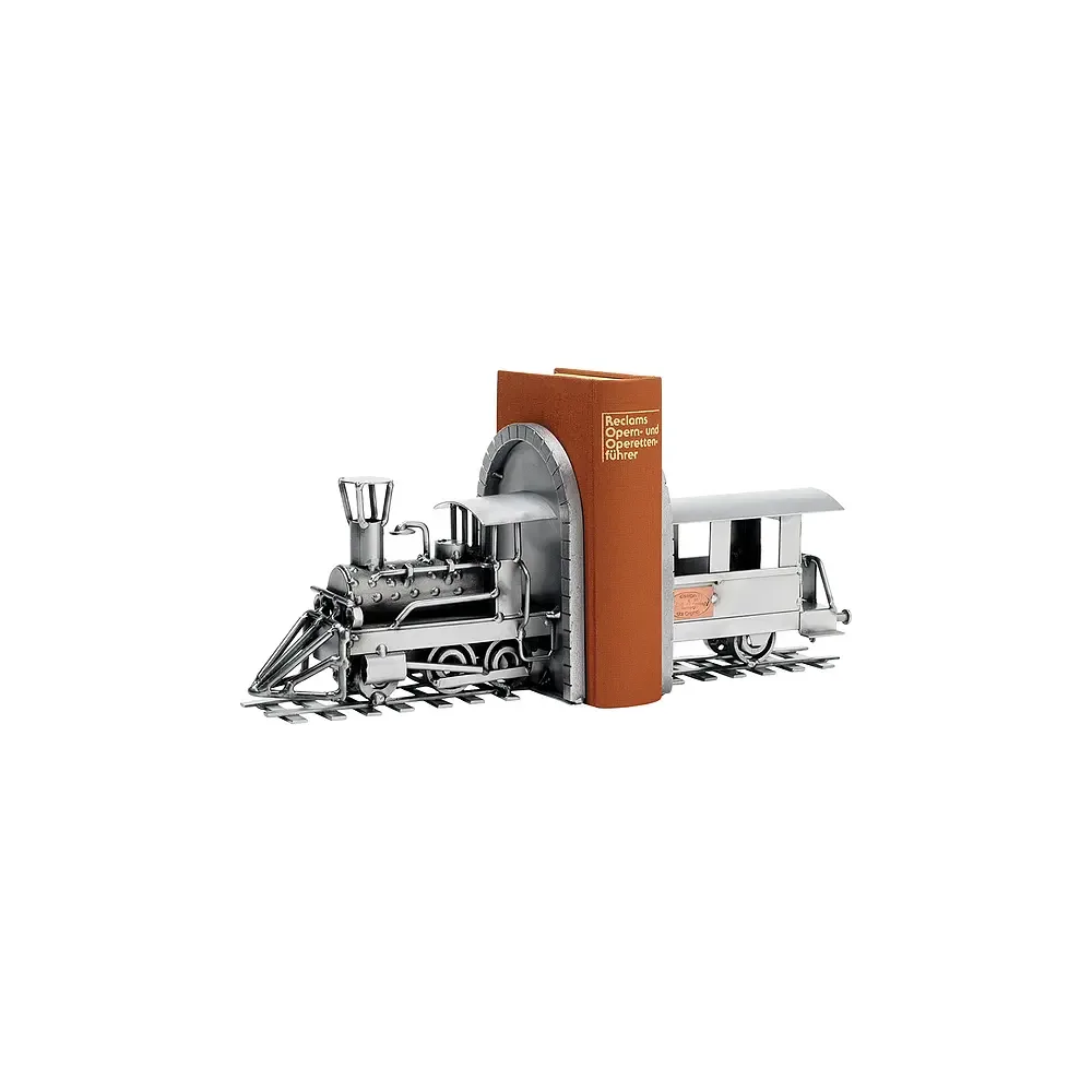 Dampflokomotive - 2 Buchstützen als Dekoration