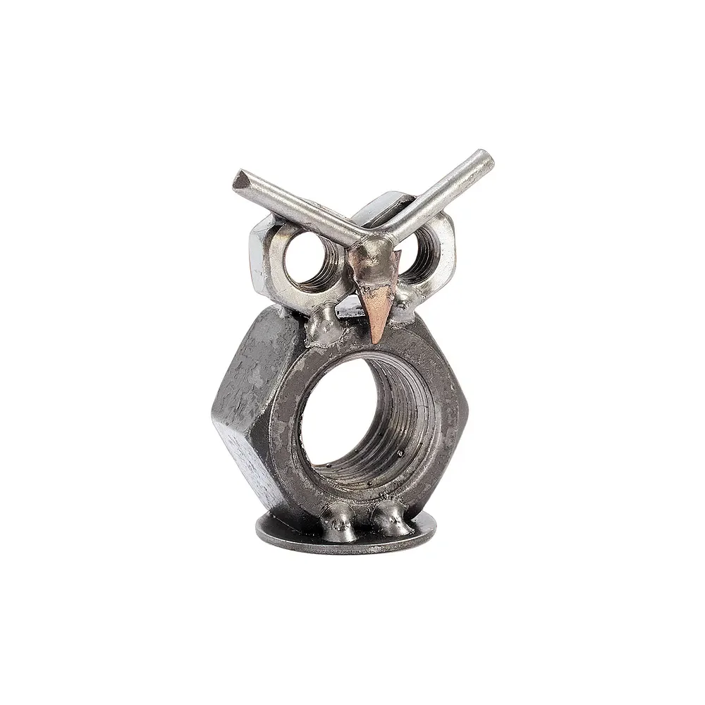 Original Hinz und Kunst Metall-Tier kleine Eule