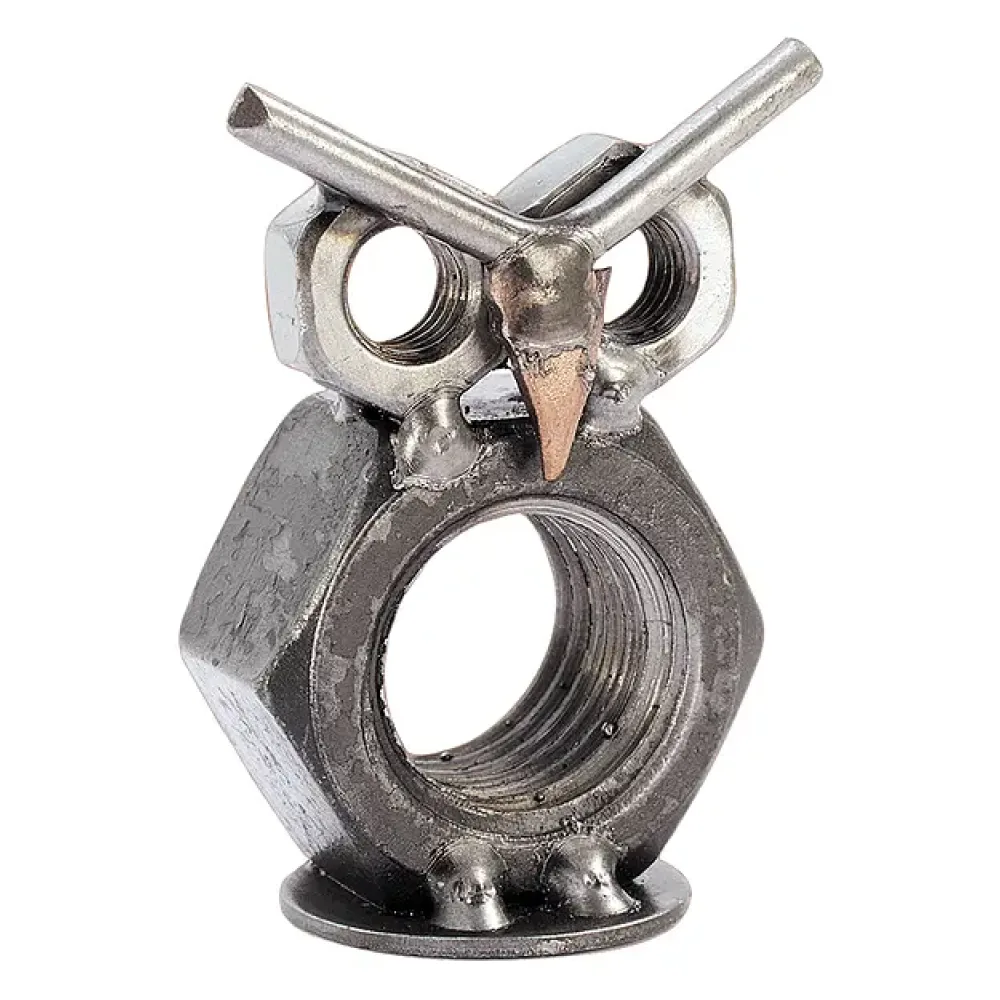 Original Hinz und Kunst Metall-Tier kleine Eule