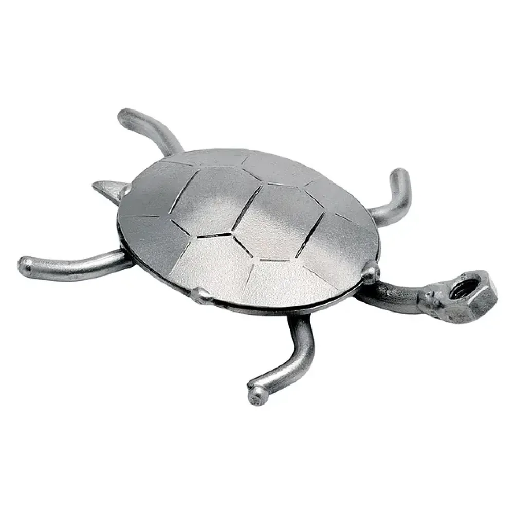 Metallfigur Schildkröte