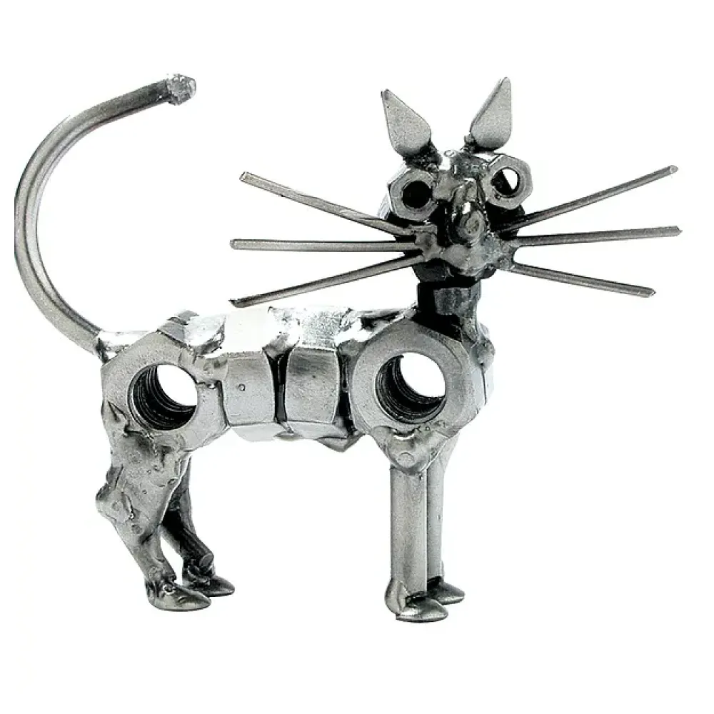 Schraubenfigur Katze stehend
