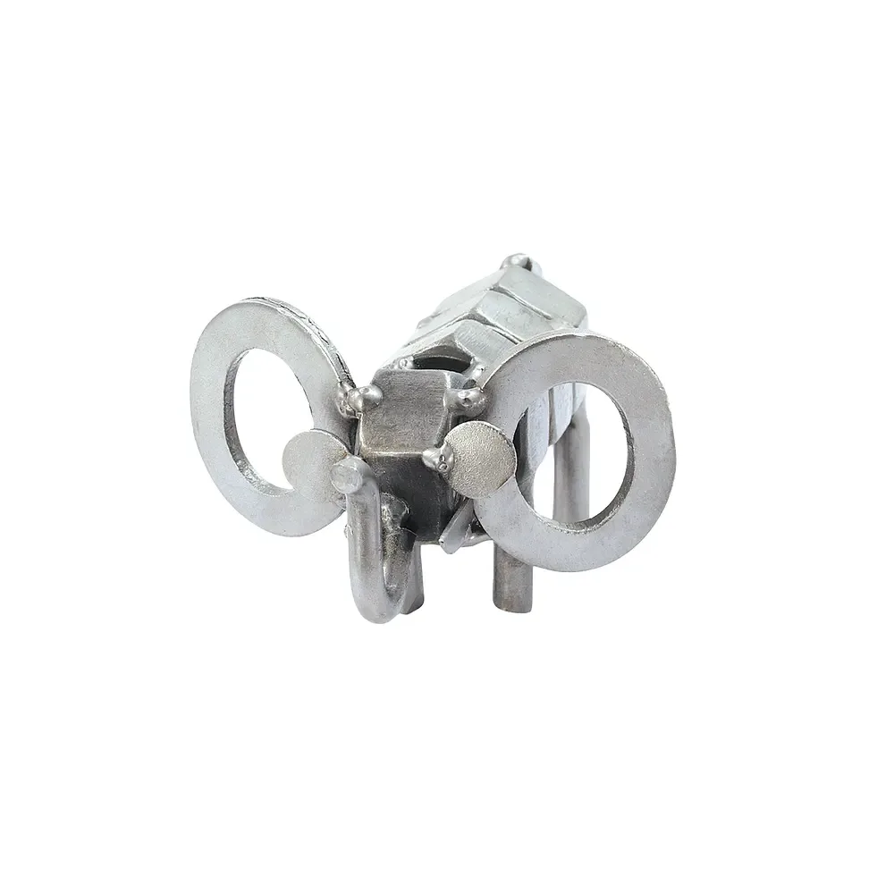 Metallfigur kleiner Elefant