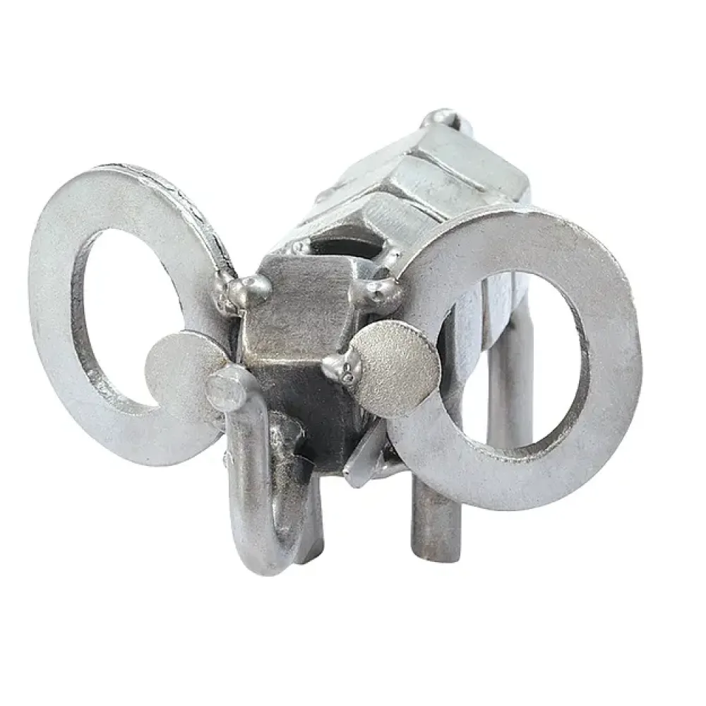 Metallfigur kleiner Elefant