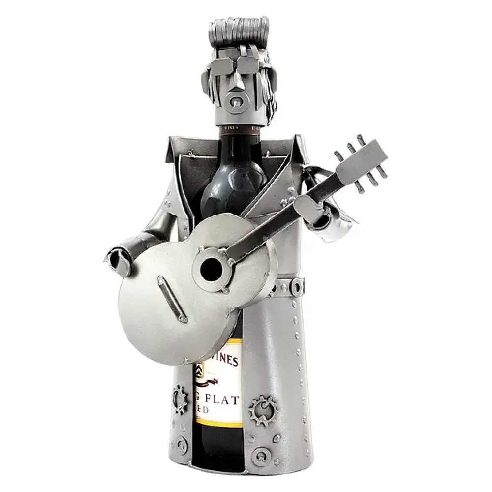 Weinflaschenhalter mit Motiv cooler Rocker