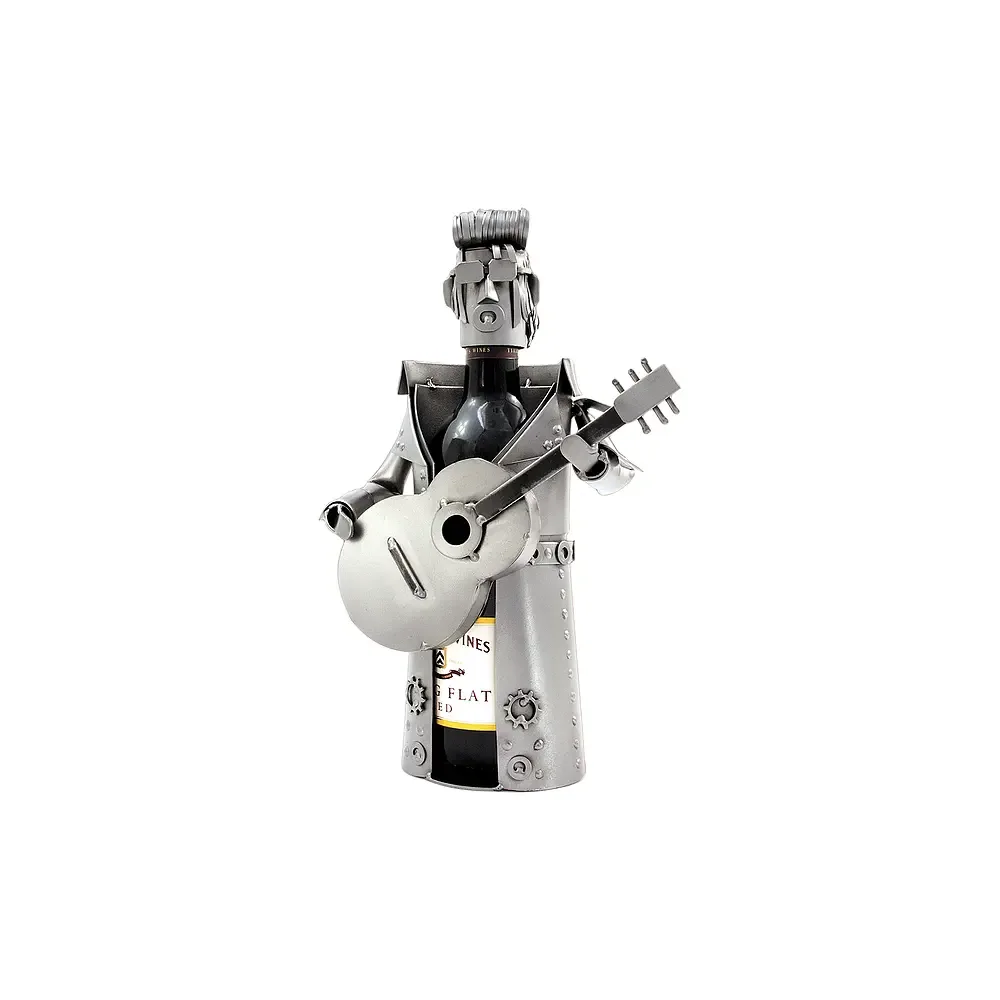 Weinflaschenhalter mit Motiv cooler Rocker