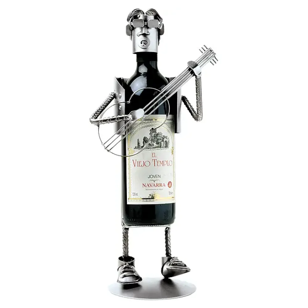 Weinflaschenhalter Gitarrenspieler