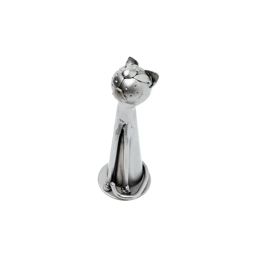 Metallfigur Katze