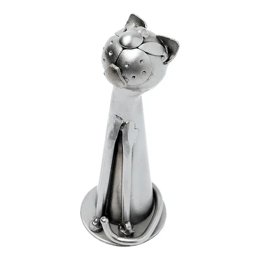Metallfigur Katze