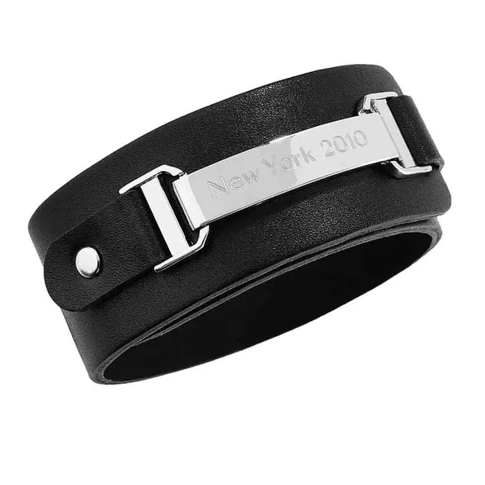 Exklusives Lederarmband rover - mit Gravur