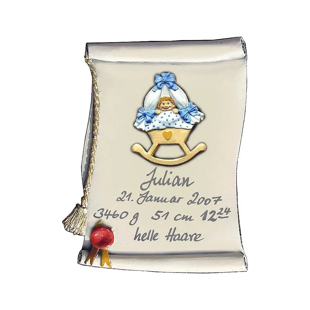 Artelithschild als Urkunde für Ehrungen und besondere Anlässe Größe: 13x18 cm